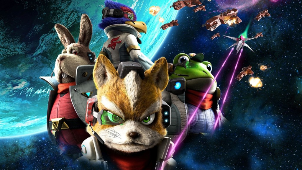 Star Fox crew featuring Fox McCloud and the classic Nintendo space combat team