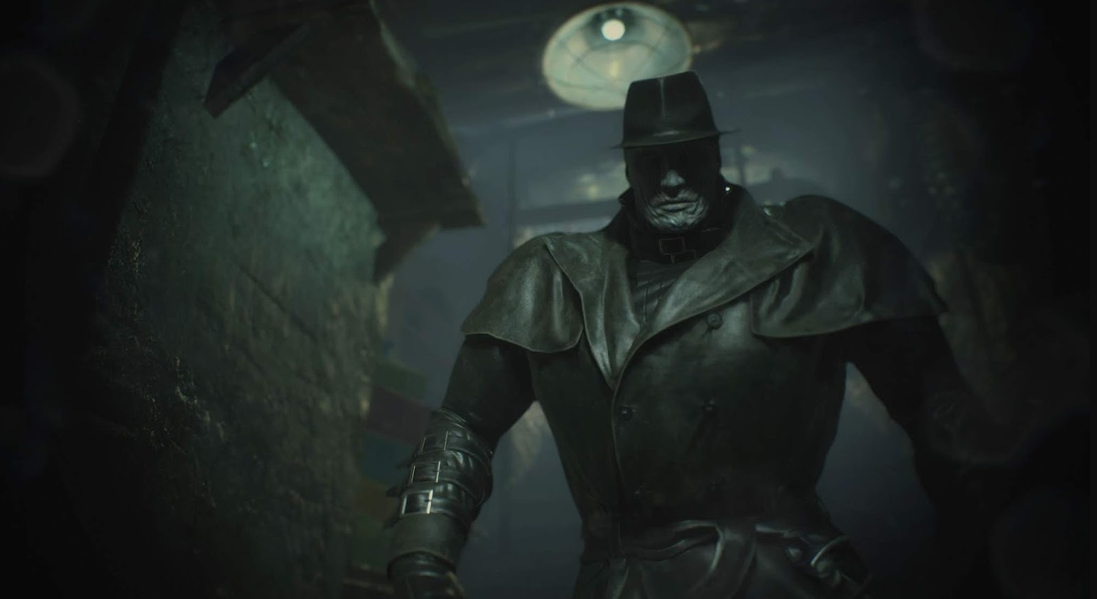 Ada Wong standing amid the horrors of Resident Evil, representing the shadowy world of bio-weapons, Titans, Tyrants, and Umbrella’s darkest experiments.