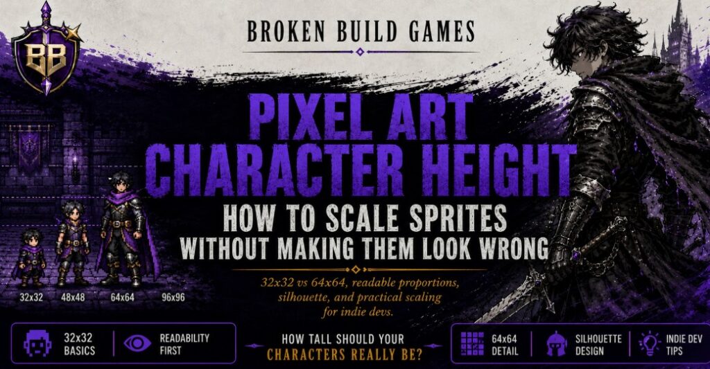 Pixel Art Character Height: Scaling Sprites Clearly