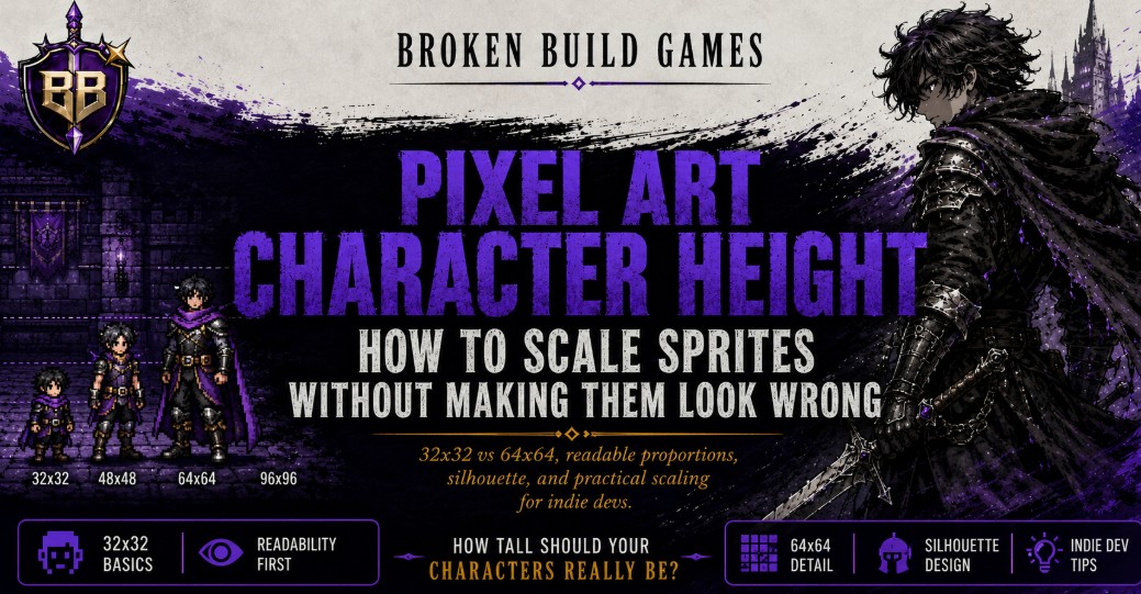 Pixel Art Character Height: Scaling Sprites Clearly