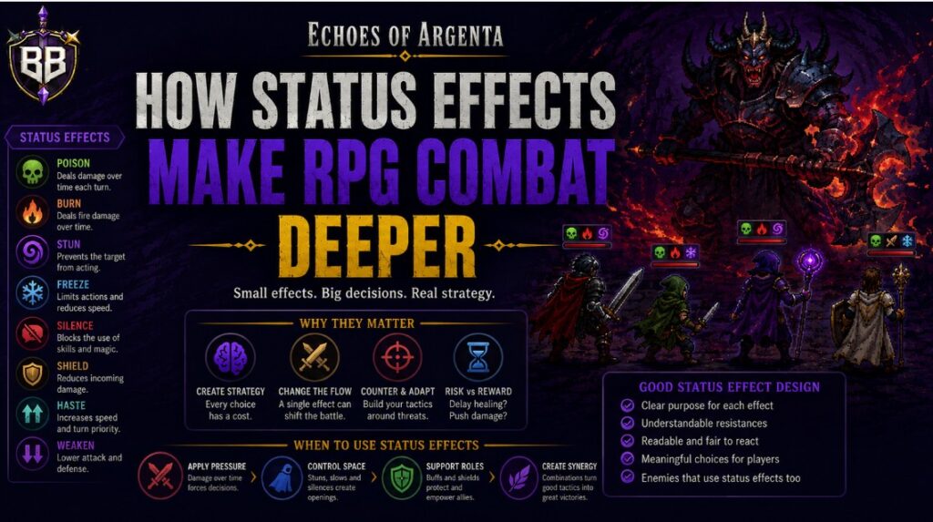 How Status Effects Make RPG Combat Deeper
